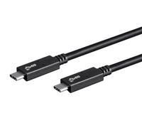 Monoprice 24285 1m USB C Male Cable - Black - USB Cables (1m, USB C, USB C, 3.1 (3.1 Gen 2), 10000Mbps, Black)