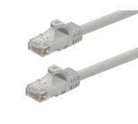 Monoprice 3-Feet FLEXboot Series 24AWG Cat6 550MHz UTP Ethernet Bare Copper Network Cable, Gray (109796)