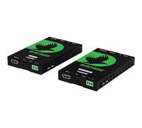 Monoprice 4K Pro HDBaseT Extender Kit, IR, 70 Meters with PoC, Over Cat6, RS232, HDCP 2.2, Black - Blackbird Series