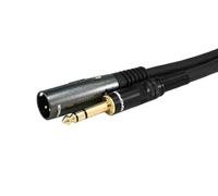 Monoprice 6ft Gold Plated Premier Series XLR Male to 1/4 inch TRS Male 16AWG Cable