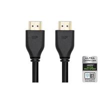 Monoprice 8K Certified Ultra High Speed HDMI Cable - HDMI 2.1, 8K@60Hz, 4K@120Hz, 48Gbps, HDR, VRR, CL2 in-Wall Rated, 20ft, Black