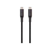 Monoprice AtlasFlex Series Durable USB 3.2 Gen 2 USB-C Data & Power Kevlar Reinforced Nylon-Braid Cable, 10Gbps, 5A/100W PD, 1m, Black