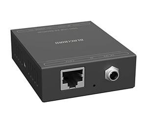 Monoprice Blackbird 4-Port USB 2.0 Extender Over Cat5e/Cat6-50 Meters (164 Feet) Plug and Play, No Driver, Supports Up to 480Mbps, for Windows, MacOS, Android, Linux