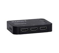 Monoprice Blackbird 4K 3x1 HDMI 2.0 Switch - HDR, HDCP 2.2, CEC, 4K 60Hz, Inlcudes Infrared Remote Control (Compatible with PS4/5 Xbox Apple TV Fire Stick Roku Blu-Ray Player)