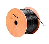 Monoprice Cat5e Ethernet Bulk Cable - Network Internet Cord - Solid, 350Mhz, UTP, Pure Bare Copper Wire, Outdoor, 24AWG, No Logo, 1000ft, Black