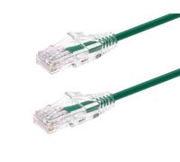 Monoprice Cat6 14ft Green Component Level Patch Cable UTP 28AWG 550MHz Pure Bare Copper Snagless RJ45 SlimRun Series Ethernet Cable