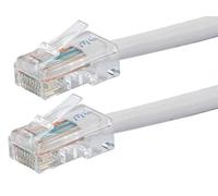 Monoprice Cat6 Ethernet Patch Cable - 25 Feet - White | Network Internet Cord - RJ45, Stranded, 550Mhz, UTP, Pure Bare Copper Wire, 24AWG - Zeroboot Series