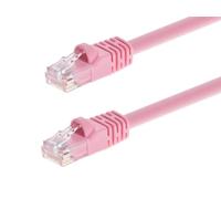 Monoprice Cat6 Ethernet Patch Cable - 5 Feet - Pink, Snagless RJ45, Stranded, 550MHz, Utp, Pure Bare Copper Wire, 24AWG