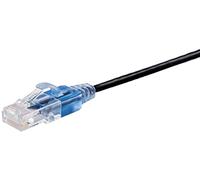 Monoprice Cat6A Ethernet Patch Cable - 30 Feet - Red (5-Pack) Snagless RJ45, UTP, Pure Bare Copper Wire, 10G, 30AWG - SlimRun Series