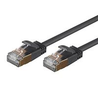 Monoprice Cat6A Ethernet Patch Cable - 5 Meter - Black (5 Pack) Snagless, RJ45, Stranded, S/STP, Pure Bare Copper Wire, 36AWG - SlimRun Series