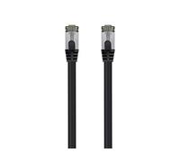 Monoprice Cat8 26AWG S/FTP Ethernet Network Cable - 10 Feet - Black | 2GHz, 40Gbps, 3dB Headroom, Pure Bare Copper, PVC - Entegrade Series