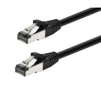 Monoprice Cat8 Patch Cable - 2 Feet - Black | Double Shielded (S/FTP), 28AWG, 2GHz, 40G, Pure Bare Copper, Snagless RJ45, Ethernet Cable