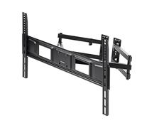 Monoprice Corner Friendly Full-Motion Articulating TV Wall Mount Bracket for TVs 32in to 70in, Max Weight 99lbs, VESA Patterns Up to 600x400, Fits Curved Screens - Cornerstone Series