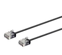Monoprice Micro Cat6 Ethernet Patch Cable - 7 Feet - Black | Stranded, 550MHz, UTP, Pure Bare Copper Wire, 36AWG - SlimRun Series