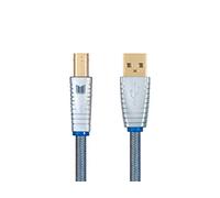 Monoprice Monolith USB Digital Audio Cable - USB Type-A to USB Type-B, Gold-Plated Connectors, 22AWG, 1 Meter, Gray