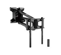 Monoprice Motorized Electric Above Fireplace Mantel Pull-Down Full-Motion TV Wall Mount for TVs 37in to 80in, Weight Capacity 77lbs, VESA up to 600x400, Rotating, Height Adjustable