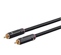Monoprice Onix Series Digital Coaxial Audio/Video RCA Subwoofer CL2 Rated Cable, RG-6/U 75-ohm 15ft,Black