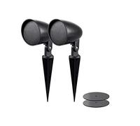 Monoprice Outdoor 2.5-inch Satellite Garden Speaker (Pair) - Sycamore Series