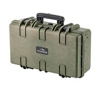 Monoprice Pure Outdoor Weatherproof Hard Case with Customizable Foam, 22 x 14 x 8 in, OD Green