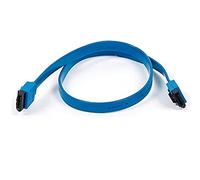 Monoprice SATA III Straight 6Gbps SATA 3 Cable with Lock Inchg Latch - 1.5 Feet - Blue (10 Pack) Compatible with SATA HDD, SSD, CD Driver, CD Writer