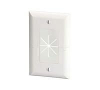 Monoprice Split Plate with Flexible Opening, White (112572)