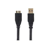 Monoprice USB-A to Micro B 3.0 Cable - 0.5 Meter - Black (3 Pack) For Android Phones, Tablets, Power Banks, Headphones, And More - Select Series