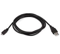 Monoprice USB Type-A to Micro Type-B 2.0 Cable - 5-Pin 28/28AWG, for Smartphones and Tablets, 5-Pack, 6 Feet, Black