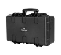 Monoprice Weatherproof Hard Case - 22 x 14 x 8 Inches - With Customizable Foam, IP67, Shockproof, Name Plate, Black