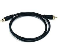 Monoprice102743 75 Ohm Digital Coaxial Audio/Video RCA Cable Black