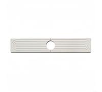 MonoSora 2 Pcs Drying Tray for Sink, 40CM Diatomite Absorbing Mat Fast-Drying Faucet Tray for Bathroom Kitchen Countertop(White)