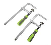 MonoSora 2PCS 200×60mm Dovetail Clamp Set for T-Track Rail Woodworking Desktop Groove Fixing Green
