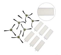 MonoSora 6 Pack Filter and Side Brush Set Robot Vacuum Cleaner Each with Cleaning Tool for Life K2 K3 K4 M210 M210S M210B