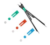 MonoSora Adjustable 10-Inch Plastic Scale Divider Caliper for Artists, Geometric Design and Detailed Artwork, Multifunctional 3-Piece Kit