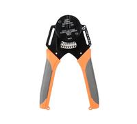 MonoSora Aviation Needle Crimping Pliers with Adjustable Force, Chrome-Vanadium Steel, 1/1.5/2.5 mm² Range, Compatible with DELCHI Connector Car Terminal Pins, Black/Orange