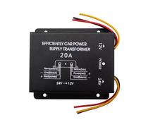 MonoSora DC 24V to 12V Step Down Car Power Converter 30A Metal Voltage Regulator with Overload Overheat Short Circuit Protection for Vehicle Electronics