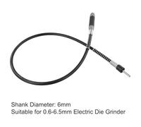 MonoSora Electric Flexible Shaft Rotary Tool 1m Length with 0.3-3.2mm Adjustable Chuck for Detailed Carving and Model Crafting, Black