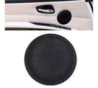 MonoSora For BMW X1 E84 2010-2015 and 3 Series E90 E91 2005-2012 Front and Rear Interior Door Loudspeaker Cover Black PC ABS Trim