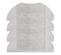 MonoSora Replacement Microfiber Mop for Xiaomi S40 and OV81 Robot Cleaner Wet Floor Cleaning Accessory with Secure Fit(4 PACK)