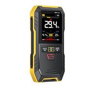 MonoSora WMT-10 Non-Destructive Wood Moisture Meter Hygrometer, 2.4-Inch Colour Display, Inductive Tester for Plaster Wall, Brick Wall, Softwood, Hardwood, Built-In Flashlight, 1000mAh Battery