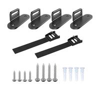 Monozoz Anti Tip Straps - Adjustable Furniture to Wall Prevent Falling,Quick-Release Heavy-Duty Stabilizers Guards Brackets 2Piece Drawer Locks for Nursery Bathroom Daycare Rental Homes Living Room