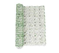 Monozoz Artificial Ivy Privacy Screen, Artificial Flowers Fence Screening, Faux Ivy Hedge Noise Reduction Privacy Screen, UV Protected Decorative Trellis Wall Screen for the Garden, Yard, Backyard