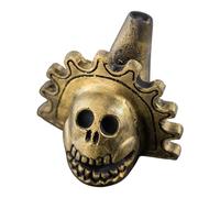 Monozoz Aztec Death Whistle | Loud Aztec Screaming Whistle | Real Screaming Aztec Death Whistle, Authentic Skull Sounding Screams Whistle