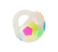 Monozoz Ball for Dogs | Fetch Pet Supplies | Interactive Football Shape Dog Toy - for Outdoor Playtime, Walking and Puppy Enrichment