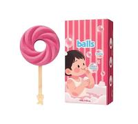 Monozoz Bath Salt Balls,Blow Bubble Body Wash - Cute Bathing Salt Ball - for Self Care SPA Home Travel Bathroom Hotel Play