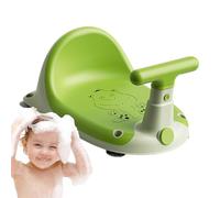 Monozoz Bathtub Seat for Baby - Cartoon Stool for Kids Shower,Non-Slip Creative Motorcycle Shape Toddler Bath Seat for Baby, Ideal for Bathroom Shower
