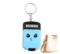 Monozoz Calculator, Small Calculator | Pocket Electronic Calculator with Keychain - Candy Color Digit Calculator, Cute and Functional Keychain Calculator