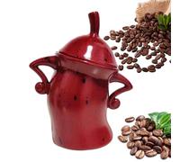 Monozoz Canister With Attitude, Teapot With Attitude, Sassy Storage Canisters, Fun Ceramic Desktop Ornaments, Food Storage Jar With Airtight Lid For Kitchen, Fun Sassy Food Jars For Tea Sugar Spices