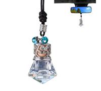 Monozoz Car Oil Freshener, Empty Car Diffuser Bottles | Transparent Oil Diffuser Bottle,Auto Hangings Oil Freshener, Interior Accessories