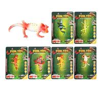 Monozoz Color Changing Bath Toys, Lizard Animals Figures | Party Favors Goodie Bags Fillers for Kids Ages 3+ Learning Center Science Experiment Home Pool Birthday