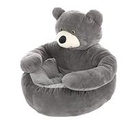 Monozoz Dog Bed Medium Dog Bed in Bear Shape, Cute Cuddly Bear Cat Sleeping Mat, Plush Pet Cushion with Non-Slip Base, Washable Pet Beds and Sofas